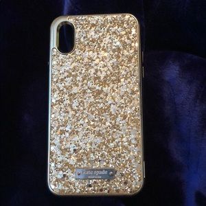Kate spade glitter case IPHONE X/ Xs